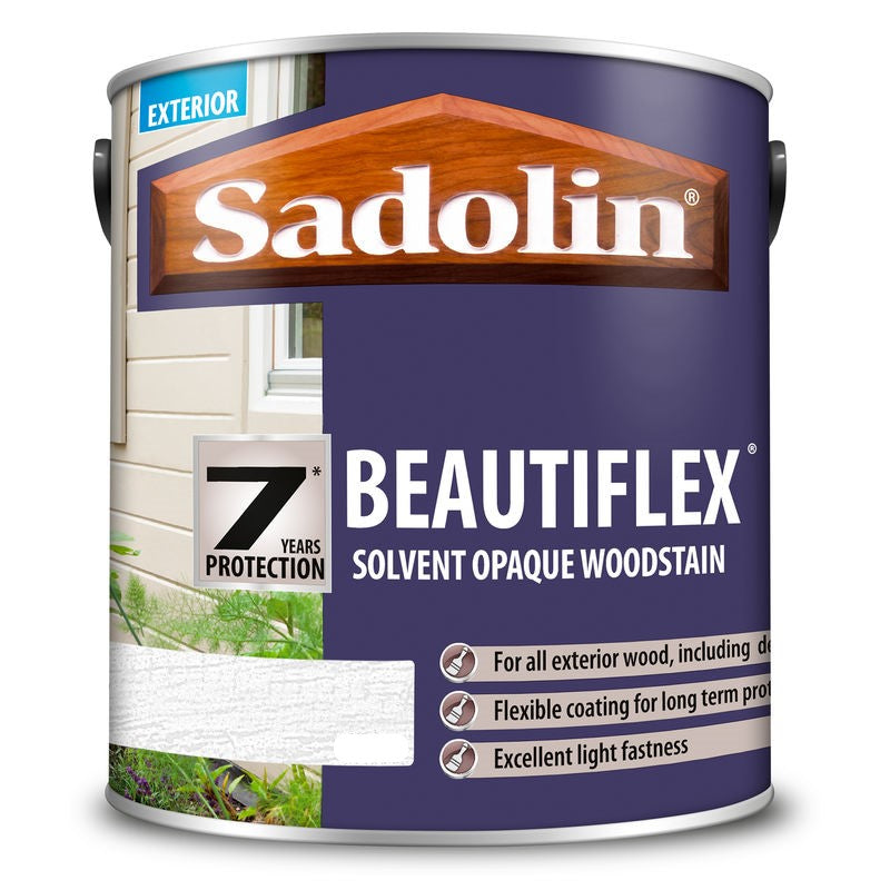 Sadolin Beautiflex Solvent Opaque Woodstain- Designer Colour Match Paint - PGL114 1L