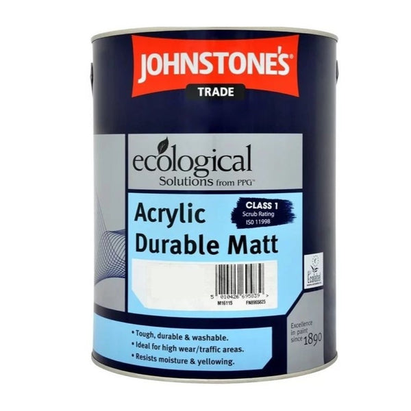 Johnstones Trade Acrylic Durable Matt - Designer Colour Match Paint - 100% Maybe 5L