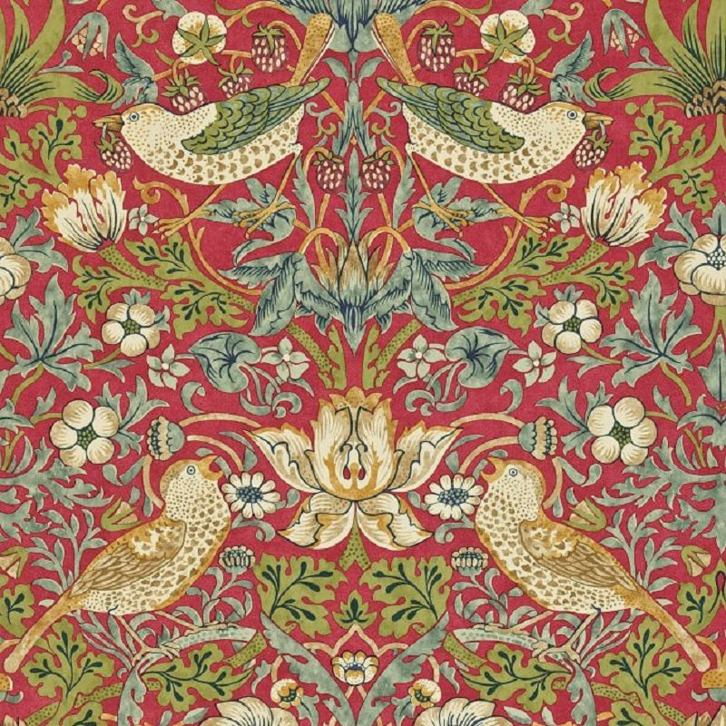 Morris & Co Strawberry Thief Wallpaper