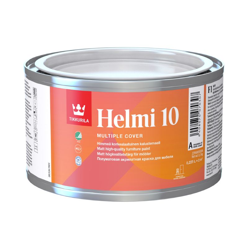 Tikkurila Helmi 10 Water-Based Matt for Woodwork - Colour Match