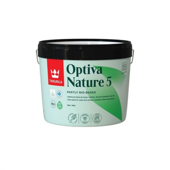 Tikkurila Optiva Nature Matt 5 for Walls and Ceilings - Colour Match