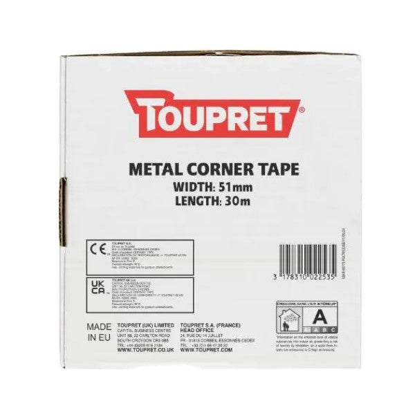 Toupret Metal Corner Tape - 30m