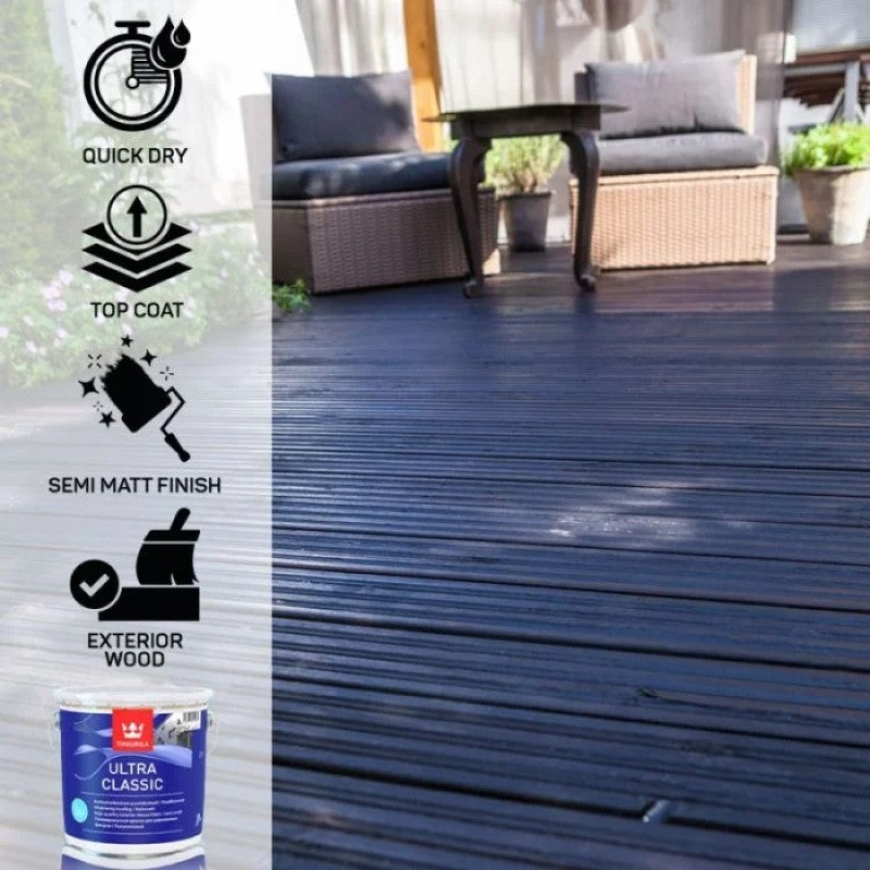 Tikkurila Ultra Classic Weather-Resistant Wood Paint - Colour Match