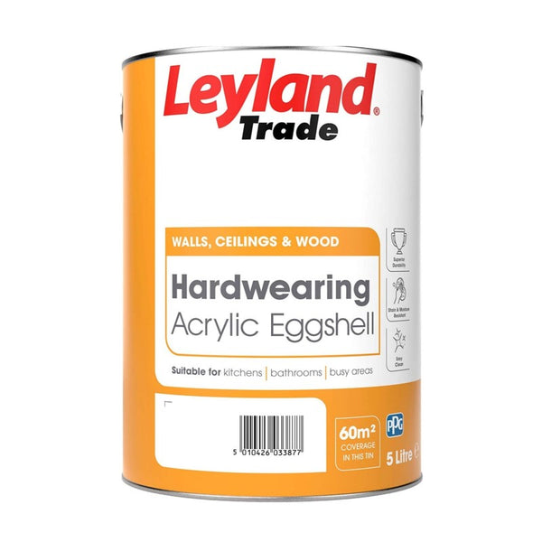Leyland Trade Hardwearing Acrylic Eggshell - Designer Colour Match Paint - Eucalyptus Haze 2.5L