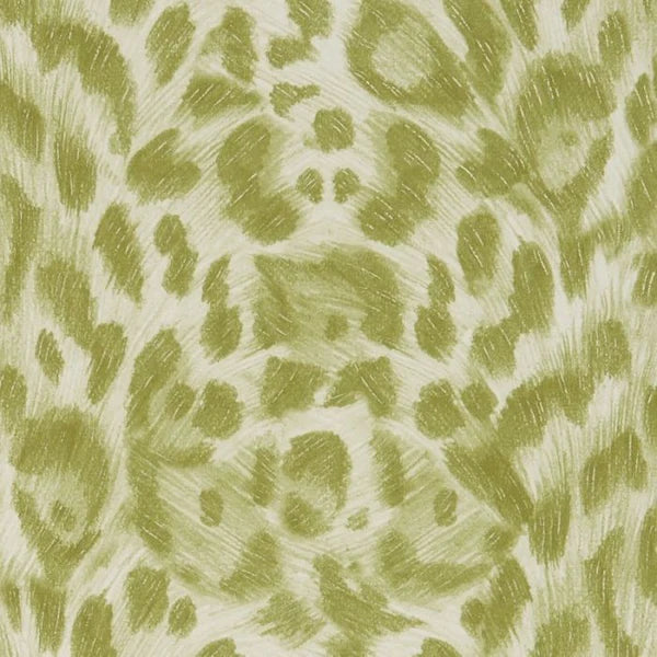 Clarke & Clarke Felis Wallpaper- Green Sample