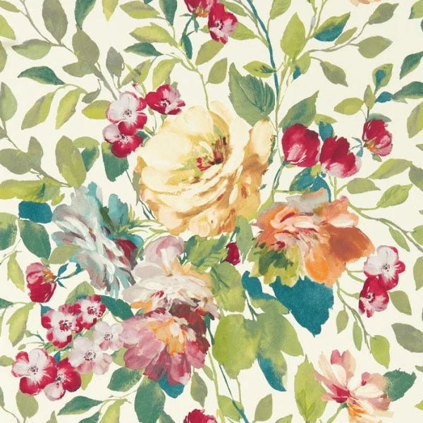 Clarke & Clarke Bloom Wallpaper - Multi Sample