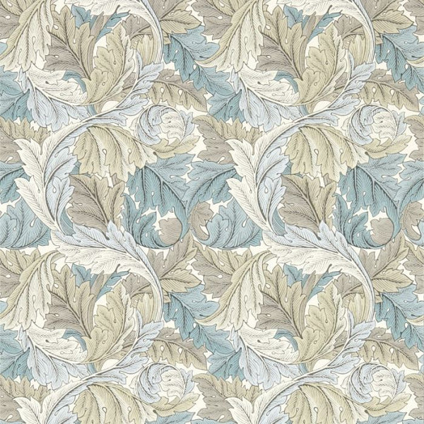 Clarke & Clarke Acanthus Wallpaper- Slate/Dove Sample