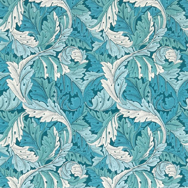 Clarke & Clarke Acanthus Wallpaper- Teal Sample