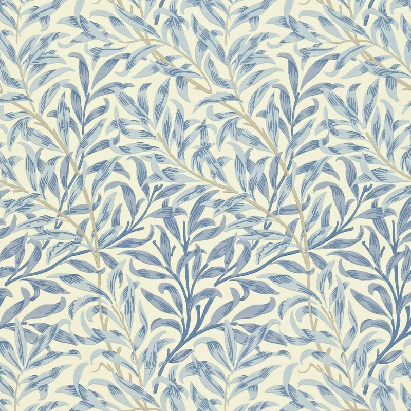 Morris & Co Willow Boughs Wallpaper - Blue Sample