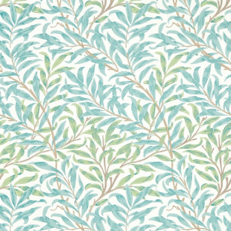 Morris & Co Willow Boughs Wallpaper - Willow/Seaglass Sample