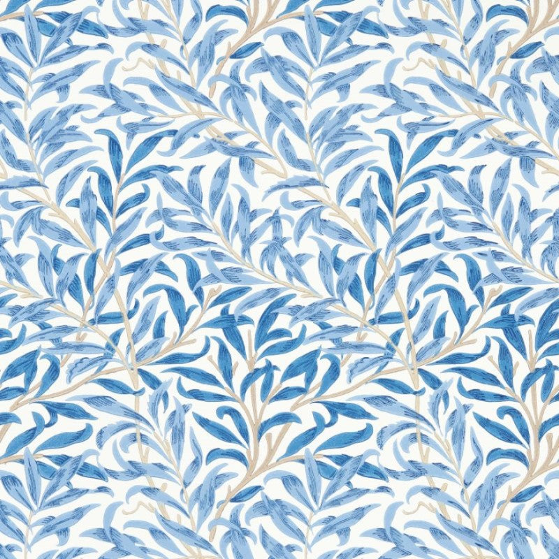 Morris & Co Pimpernel Wallpaper - Woad Sample