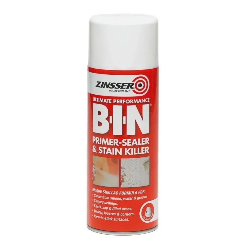 Zinsser BIN Aerosol Spray Primer 400ml