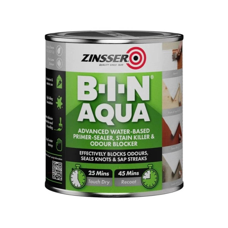 Zinsser B-I-N Aqua Primer - Tinted Colour Match (Light Colours Only)