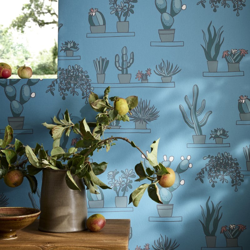 Little Greene Mr Straw’s Greenhouse Wallpaper