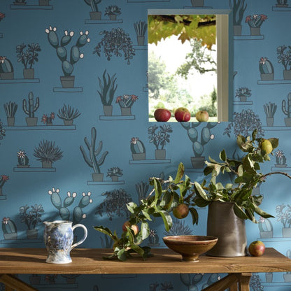 Little Greene Mr Straw’s Greenhouse Wallpaper