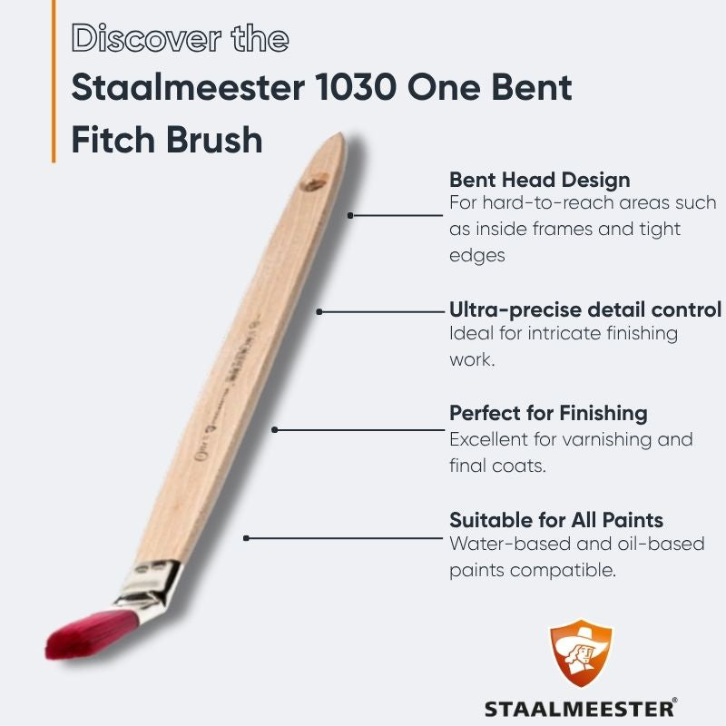 Staalmeester 1030 One Bent Fitch Brush