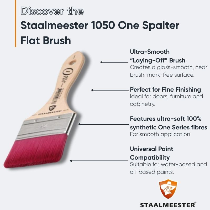 Staalmeester 1050 One Spalter Flat Brush