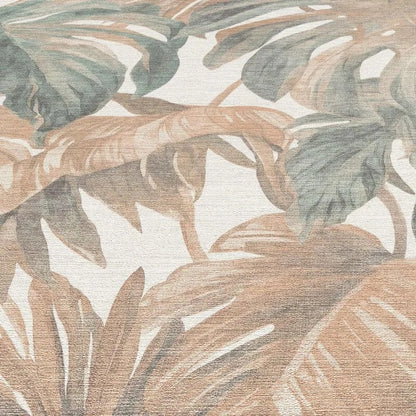 Misty Monstera Tropical Leaf Wallpaper