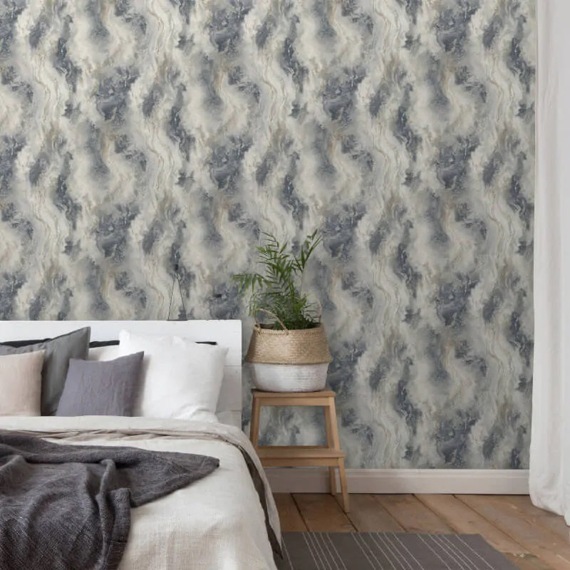 Cosmic Marble Effect Wallpaper