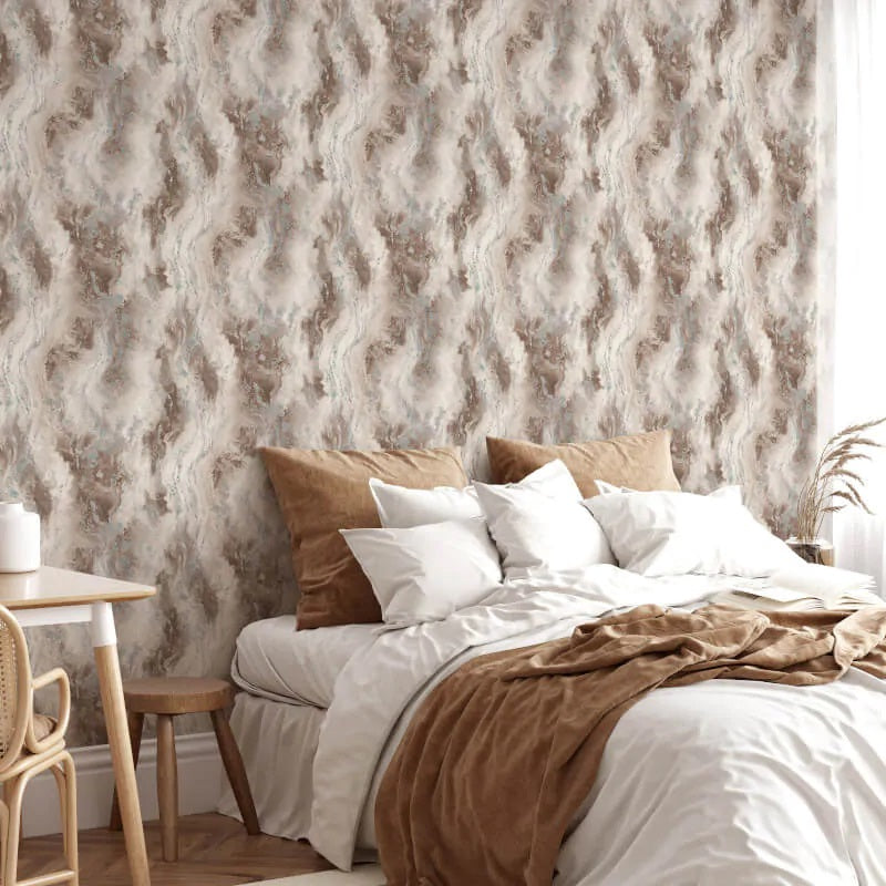 Cosmic Marble Effect Wallpaper