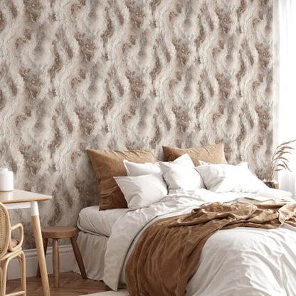Cosmic Marble Effect Wallpaper
