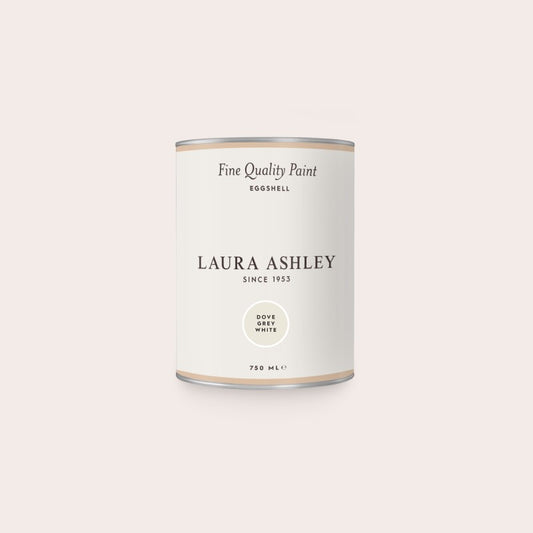 Laura Ashley Matt Emulsion Oops Tin - Dove Grey White 2.5L