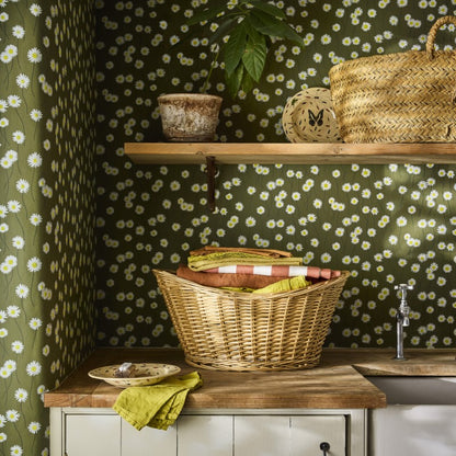 Little Greene Moon Daisies Wallpaper
