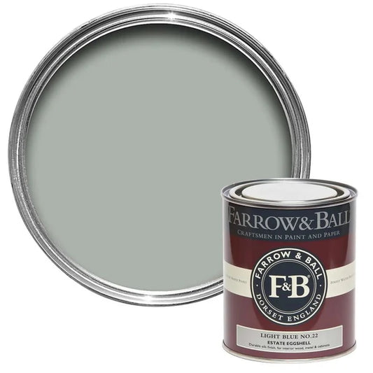 Farrow & Ball Flat Eggshell Oops Tin - Light Blue 750ml