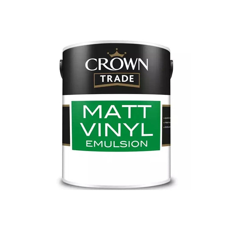 Crown Trade Vinyl Matt Emulsion Tinted Colour Match Decorating