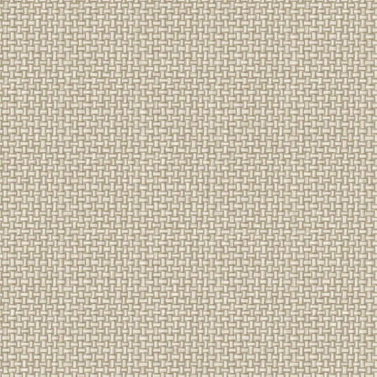 Basket Weave Beige Wallpaper Sample