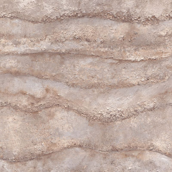 Canyon Rock Effect Wallpaper Earthy Red Sample