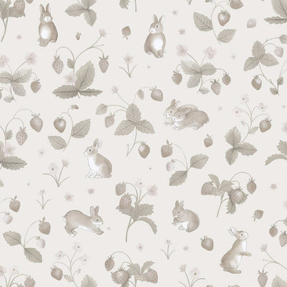 Bunnies & Berries Wallpaper