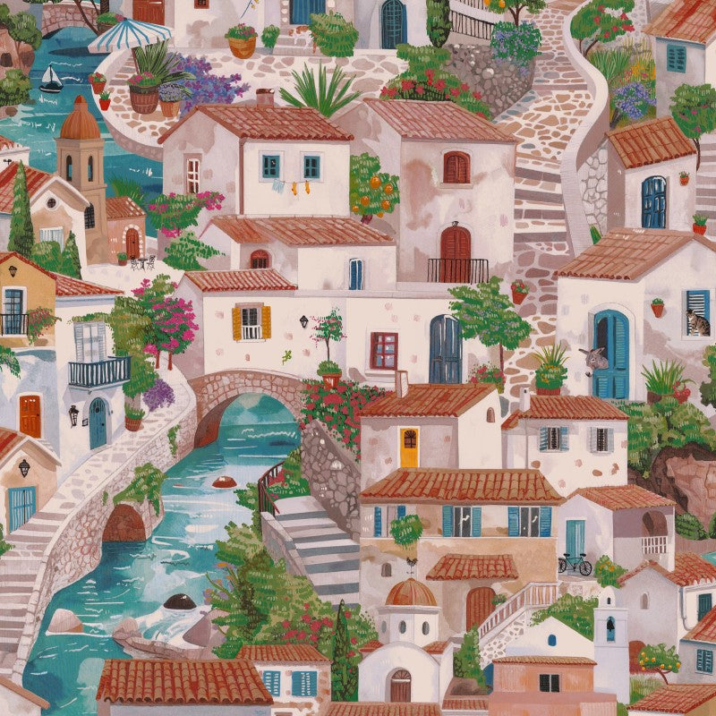 Italian Buildings Wallpaper