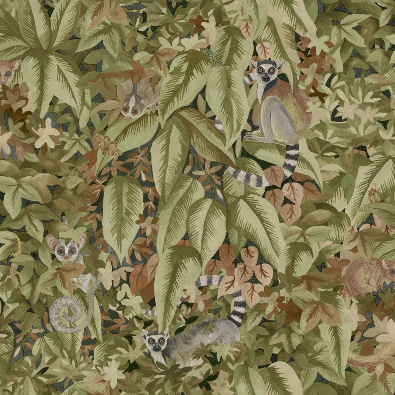 Lemur Leaves Wallpaper