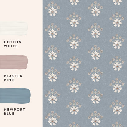 Laura Ashley Semington Floral Geo Wallpaper