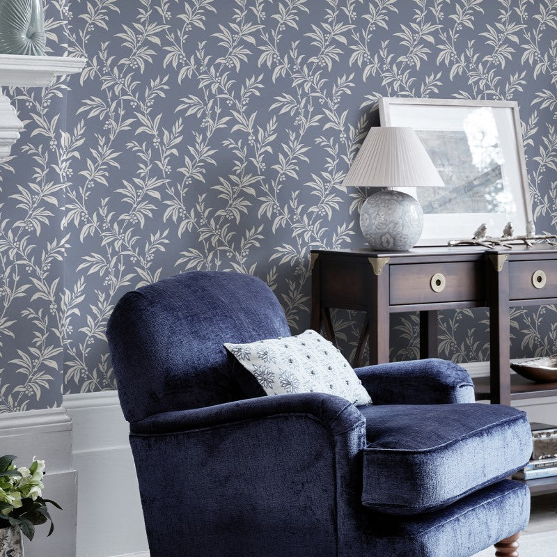 Laura Ashley Paxford Leaves Wallpaper