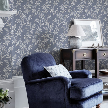 Laura Ashley Paxford Leaves Wallpaper