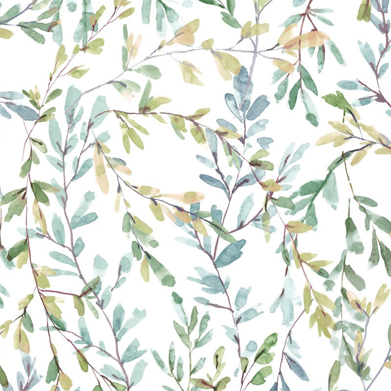 Laura Ashley Brayton Leaves Wallpaper Sample