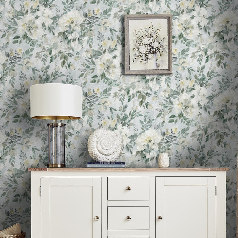 Laura Ashley Elowen Peony Wallpaper