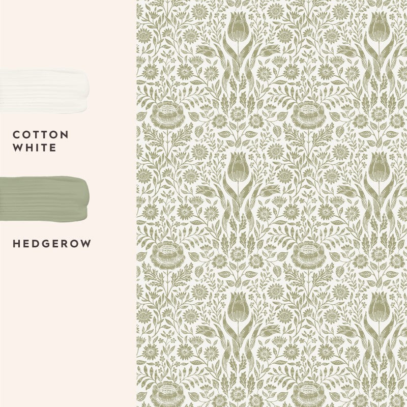 Laura Ashley Ashstead Damask Wallpaper