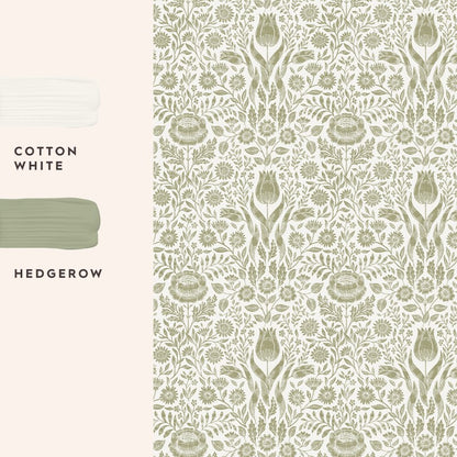 Laura Ashley Ashstead Damask Wallpaper