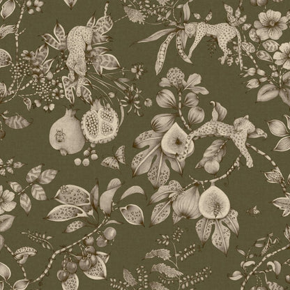 Leopard Orchard Wallpaper