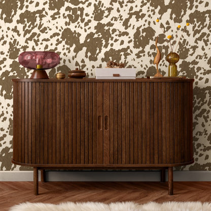 Cowhide Print Wallpaper