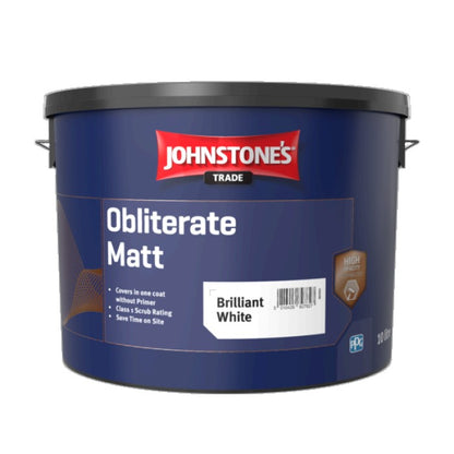 Johnstone's Trade Obliterate Matt Paint - Brilliant White