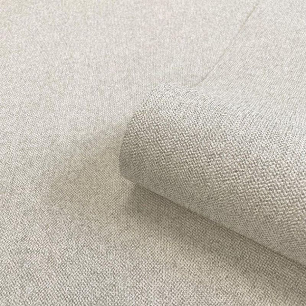 Ciara Textured Feather Wallpaper - Soft Silver Sample