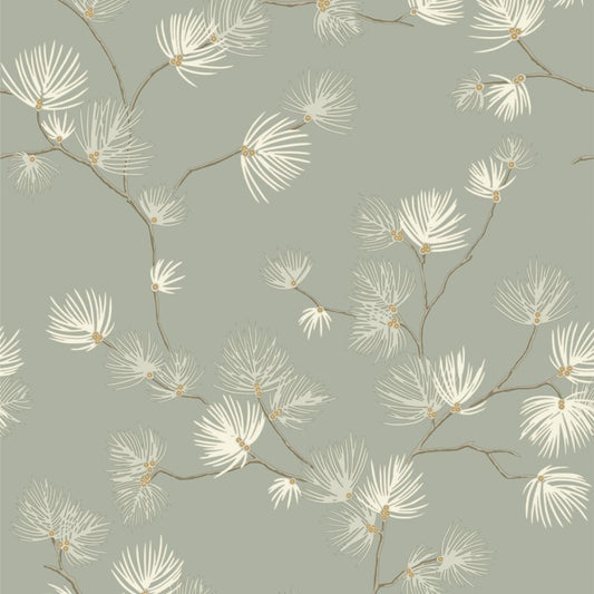 Valentino Pine Trail Sage Wallpaper Sample