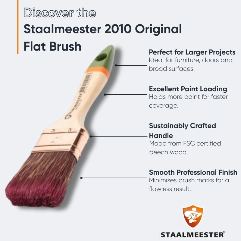 Staalmeester 2010 Original Flat Brush