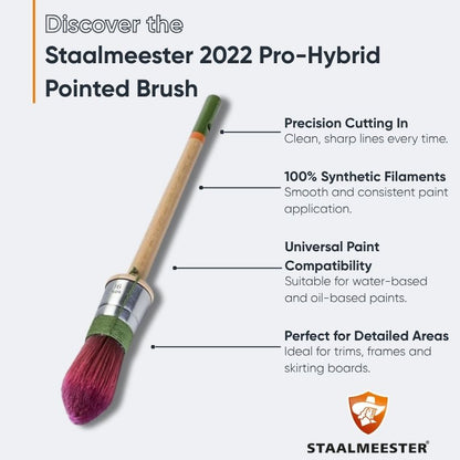 Staalmeester 2022 Pro-Hybrid Pointed Brush