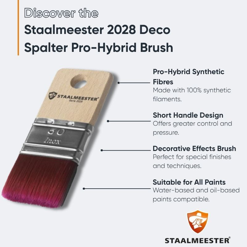Staalmeester 2028 Deco Spalter Pro-Hybrid Brush