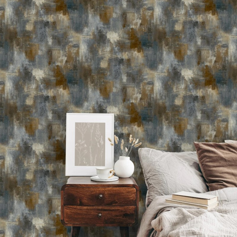 Paul Moneypenny Abstract Plaster Textured Wallpaper